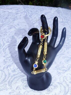 Gold Plated Toggle Bracelet 8"